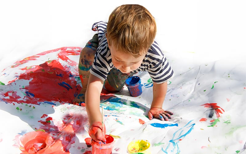 Exploring the Benefits of Finger Painting in Therapeutic Preschool Programs | CST Academy