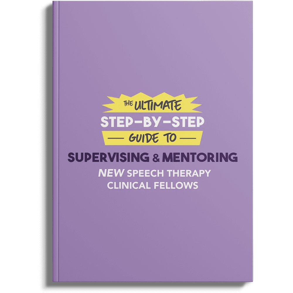 Comprehensive Guide to Supervising New Speech Therapy Fellows