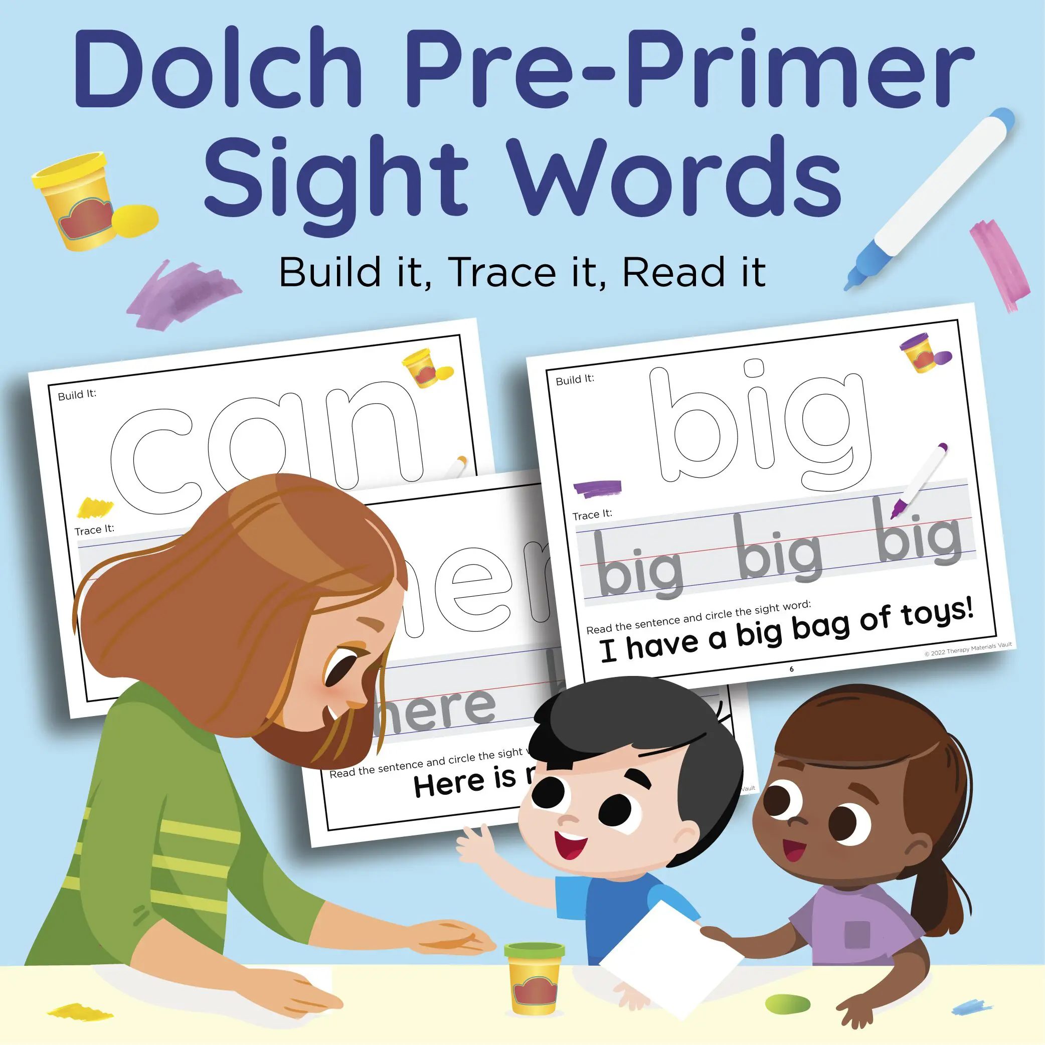 Dolch Pre-Primer Sight Words | CST Academy