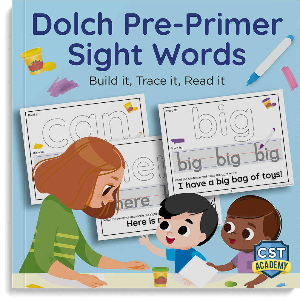 Dolch Pre-Primer Sight Words | CST Academy Activities