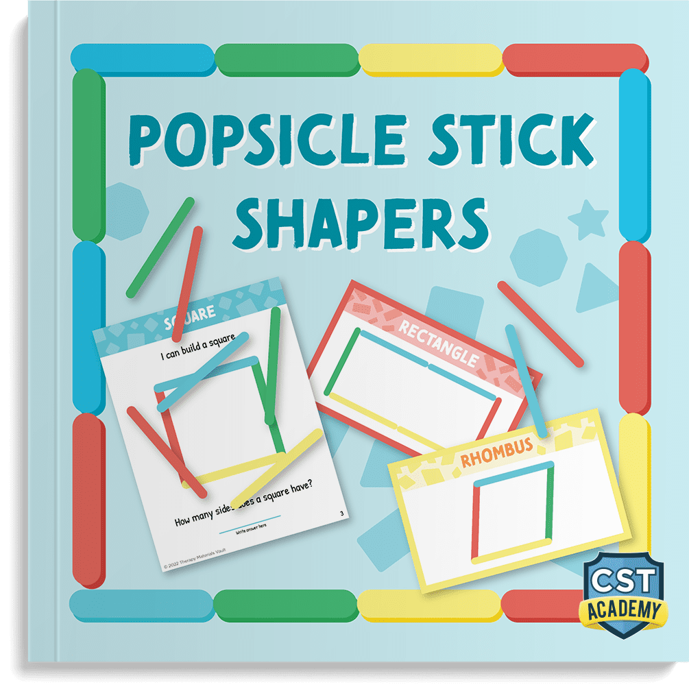 Popsicle Stick Shapes | CST Academy Activities