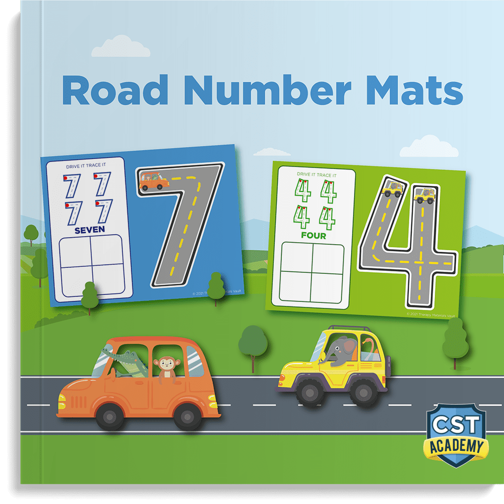 Road Number Mats | CST Academy Activities