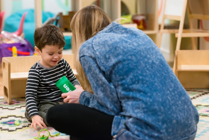 ABA Therapy in Gurnee- child during aba therapy session at CST Academy