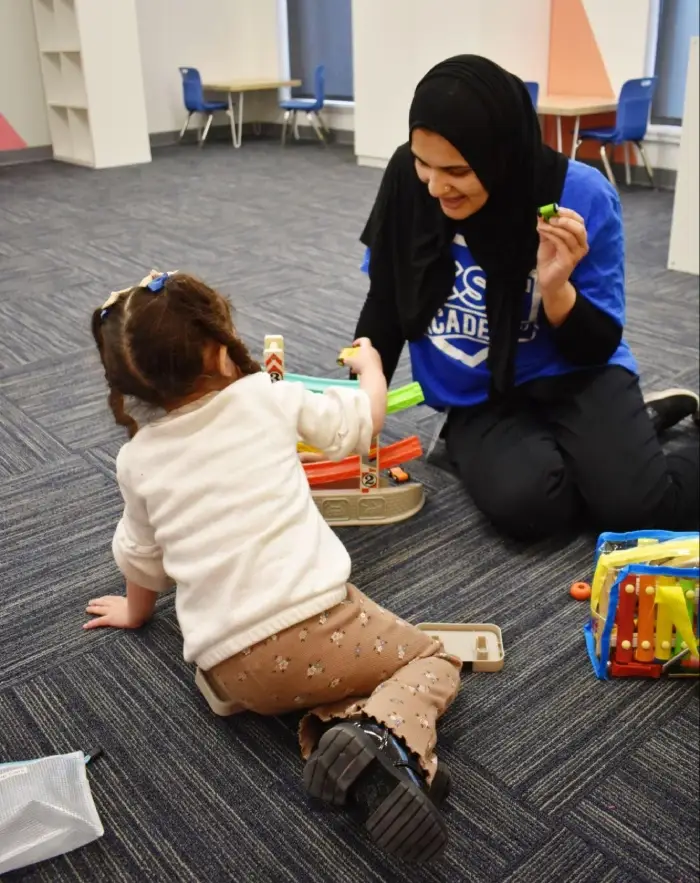 ABA Therapy in Wilmette - child during aba therapy session at CST Academy