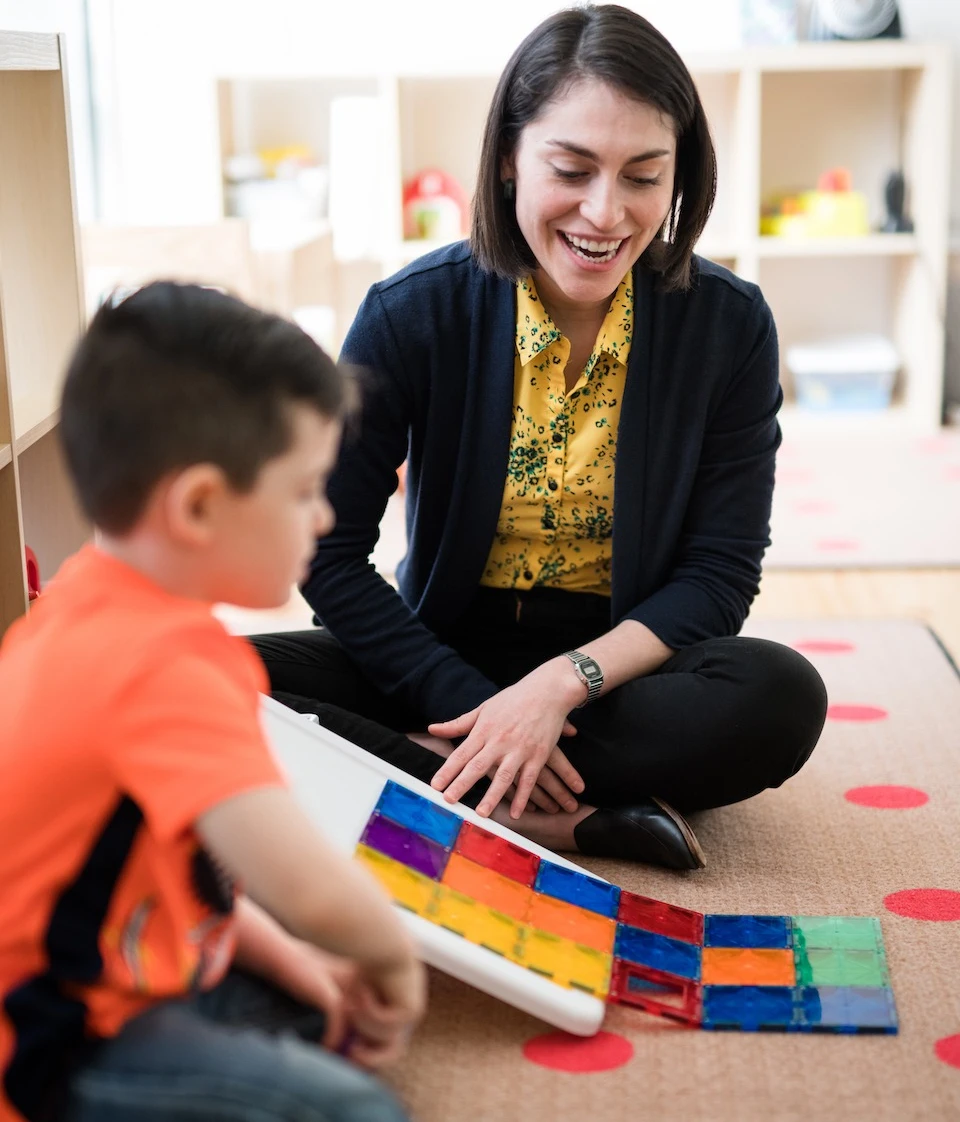 Speech Therapy in Gurnee - child during a speech therapy session at CST Academy