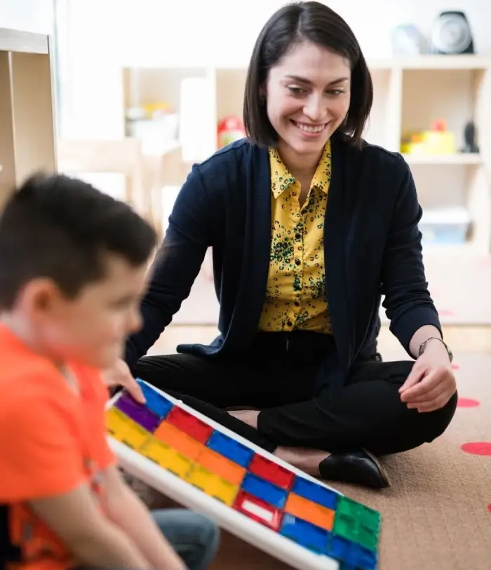 Occupational Therapy in Bucktown - child during an occupational therapy session at CST Academy