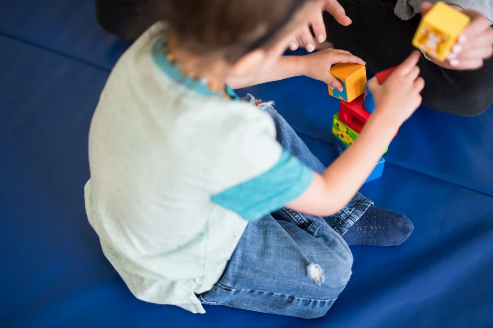 Occupational Therapy in Northbrook - child during an OT session at CST Academy