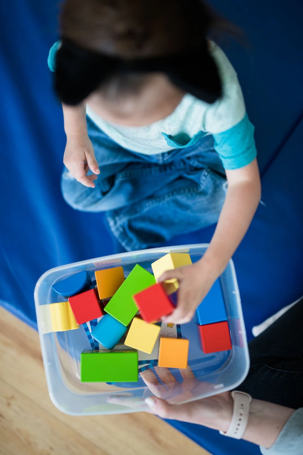 Occupational Therapy in Park Ridge - child during an occupational therapy session at CST Academy
