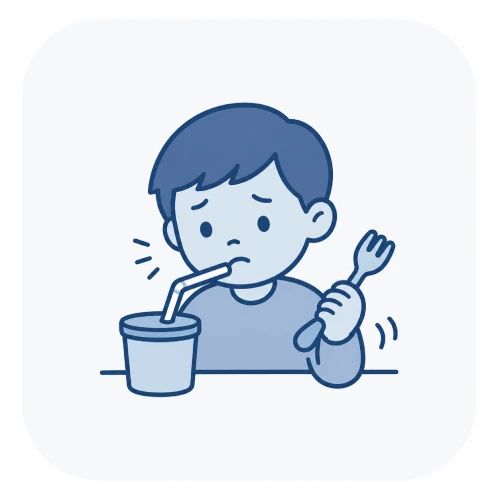 child not gaining weight or eating too little