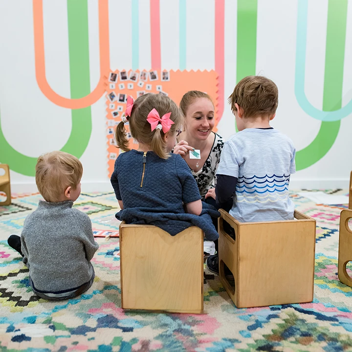 Feeding Therapy in Bucktown - child during a feeding session at CST Academy